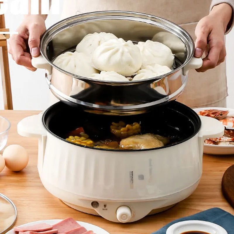 Multi Cookers Single/Double Layer Electric Pot 1.7L 1-2 People Household Non-st image 4
