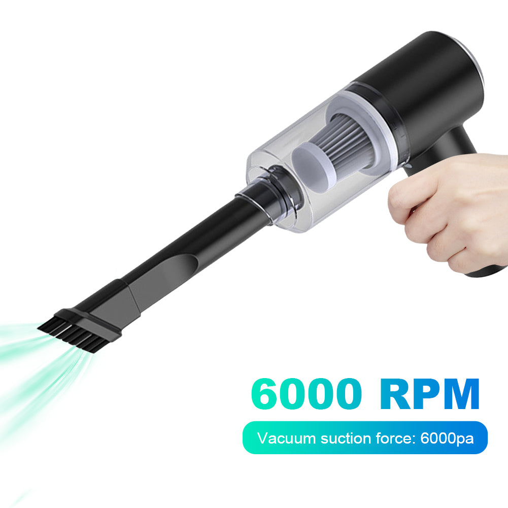6000Pa Cordless Handheld Vacuum Cleaner 120W High Power Vacuum Cleaner Fully Au image 5