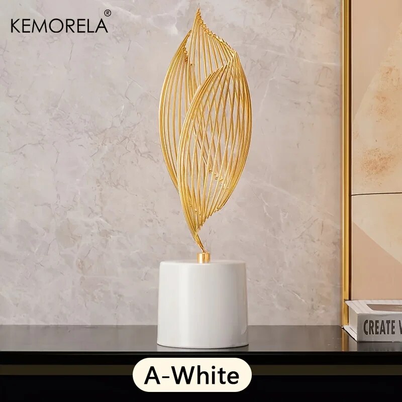 Ceramics Statue Exquisite Home Decor Modern Abstract Art Statue Ornaments Sculp image 6