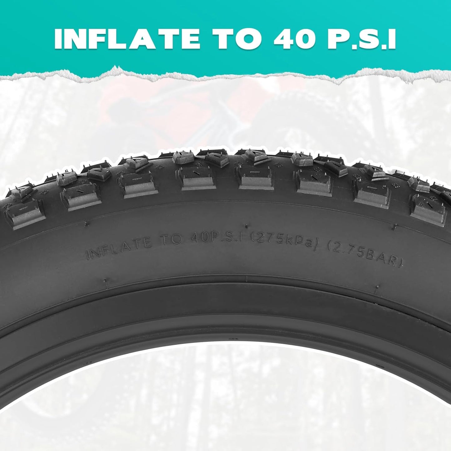 ZUKKA 20/26x3.0 Electric Bike Tire Fat E-Bike Tires Heavy Duty High-Performance image 4