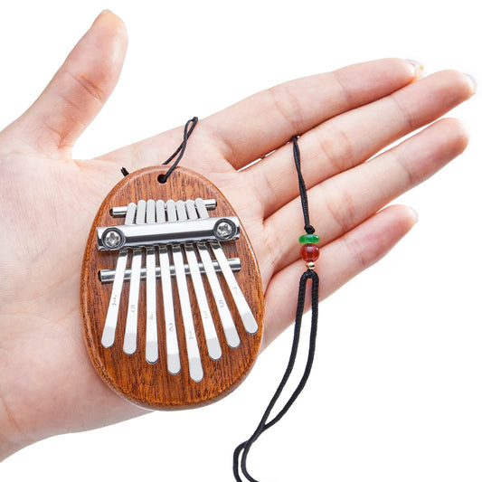 Mini Kalimba 8 Key Thumb Piano 1 Pack Water Drop Style Cute Instrument Portable image 0