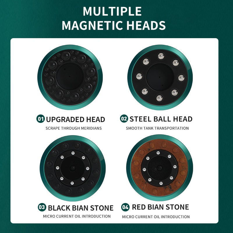 Tricolor Electric Massager GuaSha Anti Cellulite Vacuum Suction Cup  Beauty Hea image 13