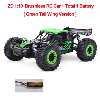 80km/h ZD Racing DBX 10 1/10 4WD RC Car 2.4G Remote Control Car Brushless Motor image 5