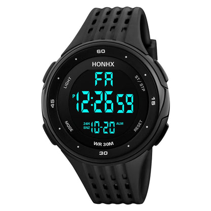 Mens Outdoor LED Sport Watch Waterproof Digital Watch Men Fashion Led Light Sto image 1