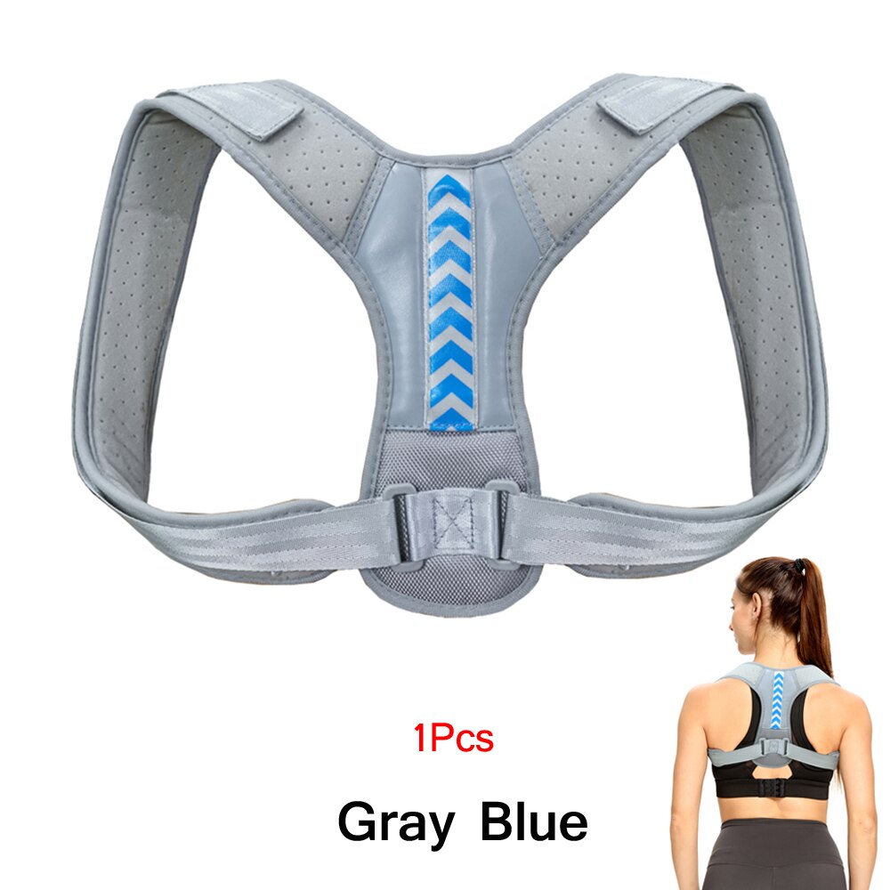 Adjustable Back Posture Corrector Belt Clavicle Spine Men Women Home Office Out image 6
