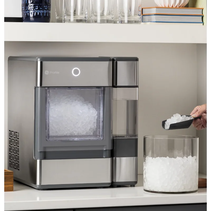 Opal„¢ Nugget Ice Maker with Side Tank, Countertop Icemaker, Stainless Steel image 3