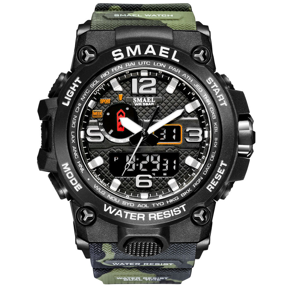 SMAEL Brand Watch For Men, 1545D Man Camouflage Military Sport Watches, Shock R image 5