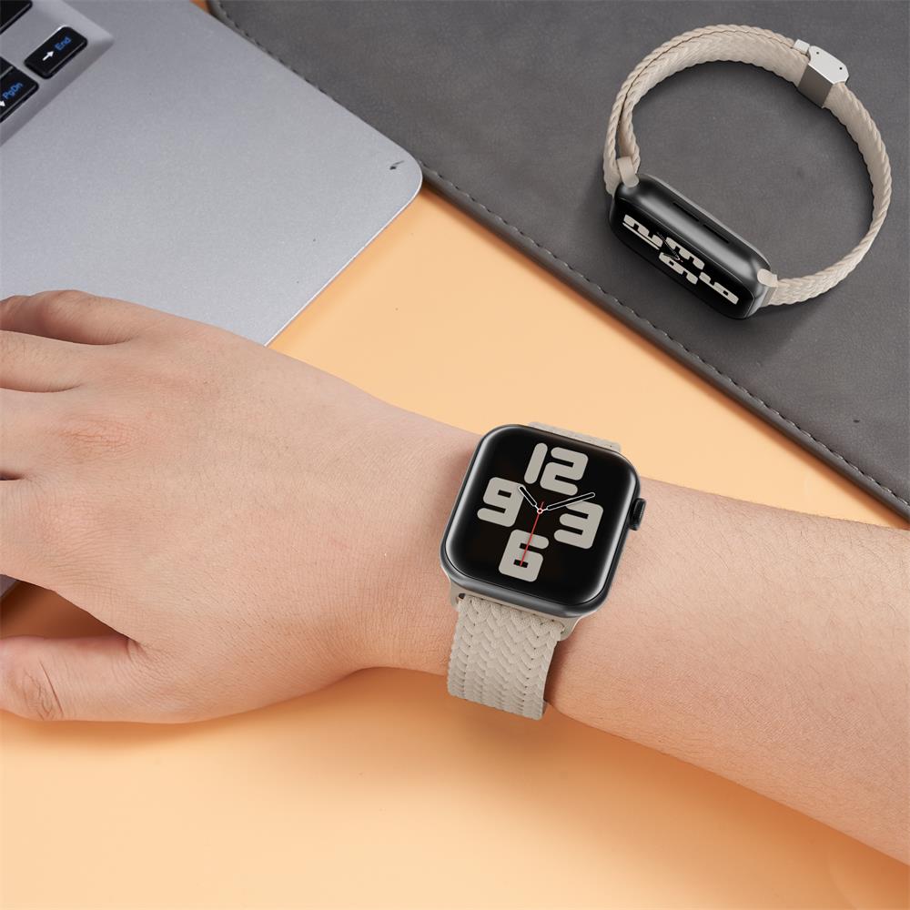 Braided Solo Loop For Apple watch band 44mm 45mm 49mm 40mm 41mm 38mm 42mm Nylon image 8