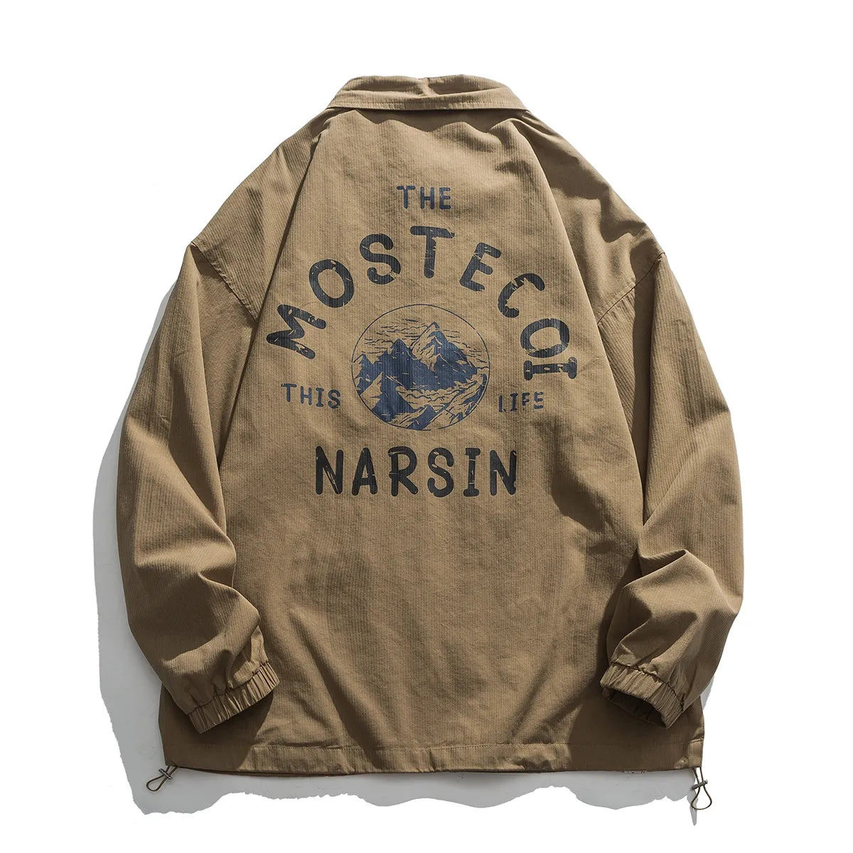 Japanese Retro Zipper Bomber Jacket Men Pilot Vintage Streetwear Lette