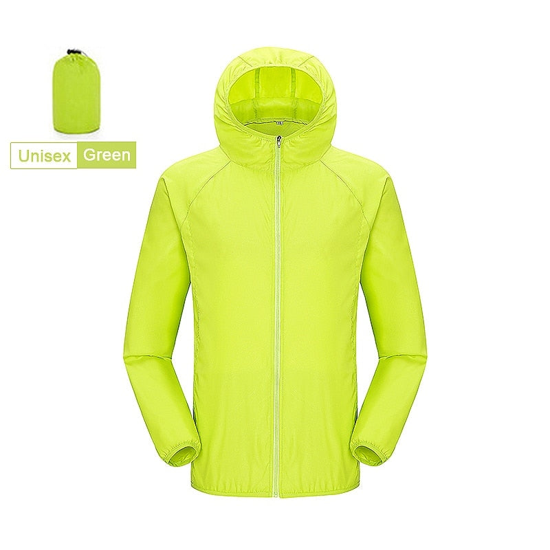 LNGXO Unisex Hiking Jacket Men Women Waterproof Quick Dry Camping Windbreaker T image 3