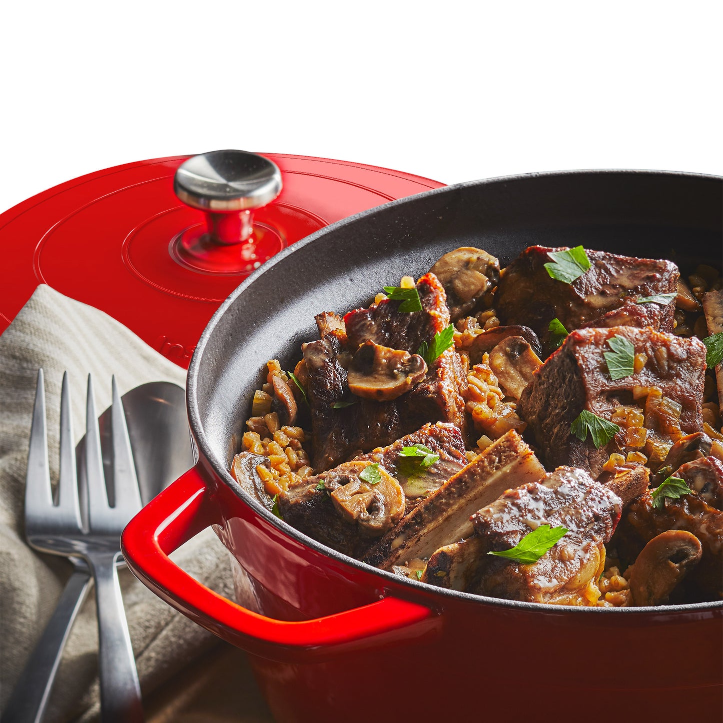 Instant Precision 6 Quart Cast Iron Dutch Oven image 3