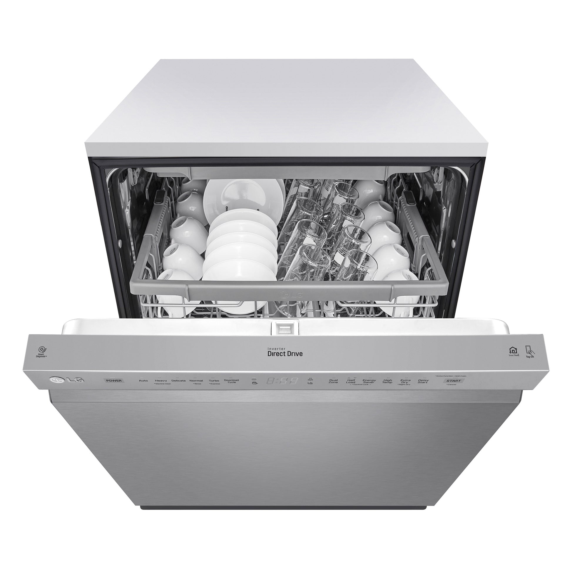 LG Front Control Dishwasher with EasyRack and LoDecibel image 4