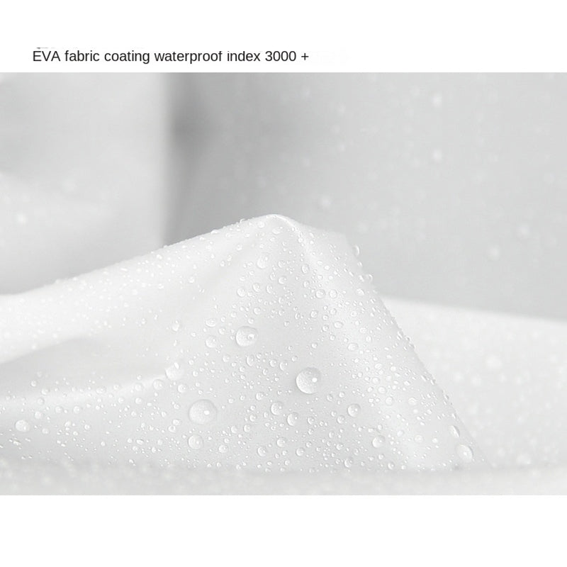 Women Waterproof Long Raincoat Waterproof Hooded EVA Rain Jacket Man Poncho Out image 8