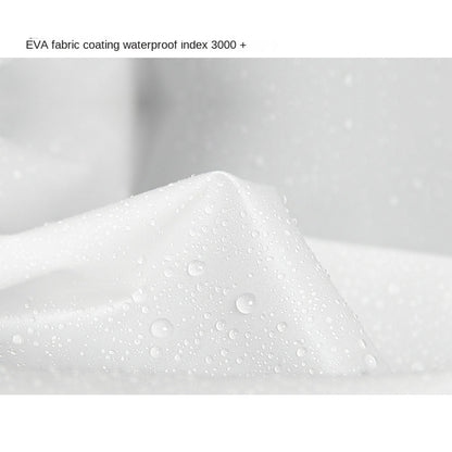 Women Waterproof Long Raincoat Waterproof Hooded EVA Rain Jacket Man Poncho Out image 8