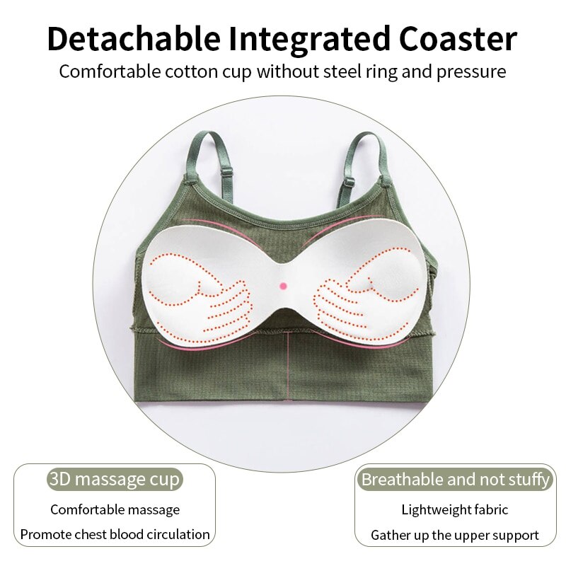 Backless Sportswear Woman Gym Sports Bra Seamless Women's Underwear Adjustable S image 8