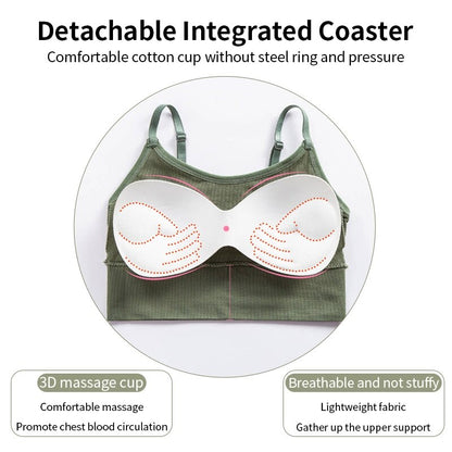 Backless Sportswear Woman Gym Sports Bra Seamless Women's Underwear Adjustable S image 8