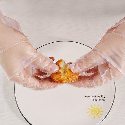 Disposable TPE Gloves “ Thickened, Non-Slip & Wear-Resistant, Snug Fit for Baki image 4