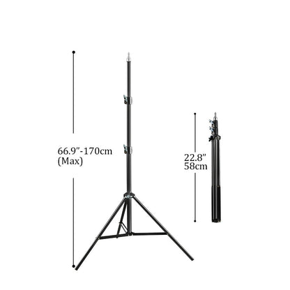 37/68/100/150/200CM Selfie Light Tripod 1/4 Screw Head Photography Portable Sta image 7
