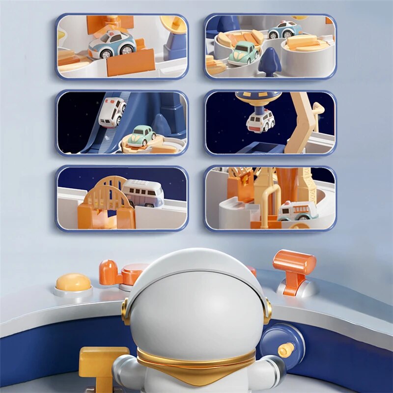 Space Racing Rail Car Model Racing Educational Toy Children Track Car Adventure image 6