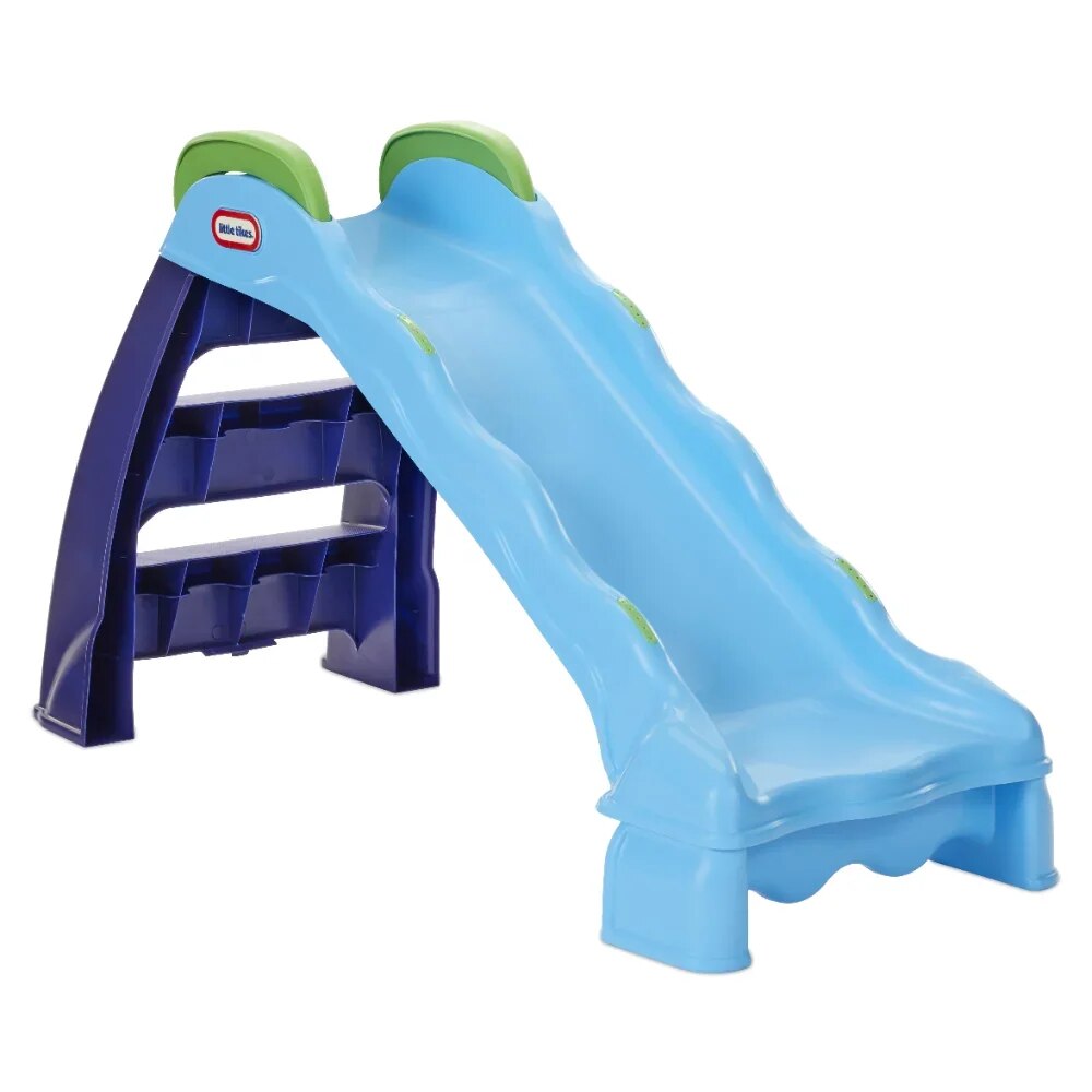 Outdoor-Indoor Wet or Dry Slide Playground Slide with Folding For Easy Storage image 2