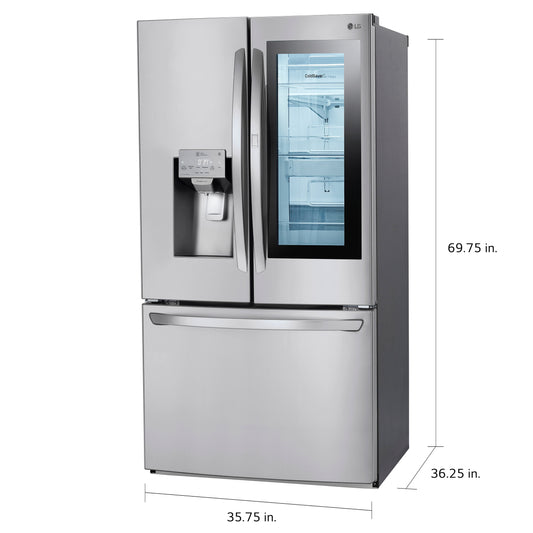 LG 27.5 cu. ft. Wi-Fi Enabled InstaView Refrigerator with Door-In-Door image 0
