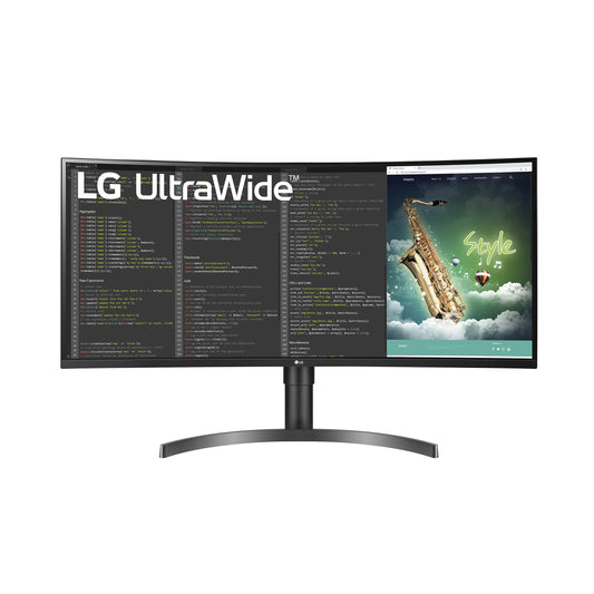 LG 35" Class UltraWide Curved WQHD HDR10 Monitor image 0
