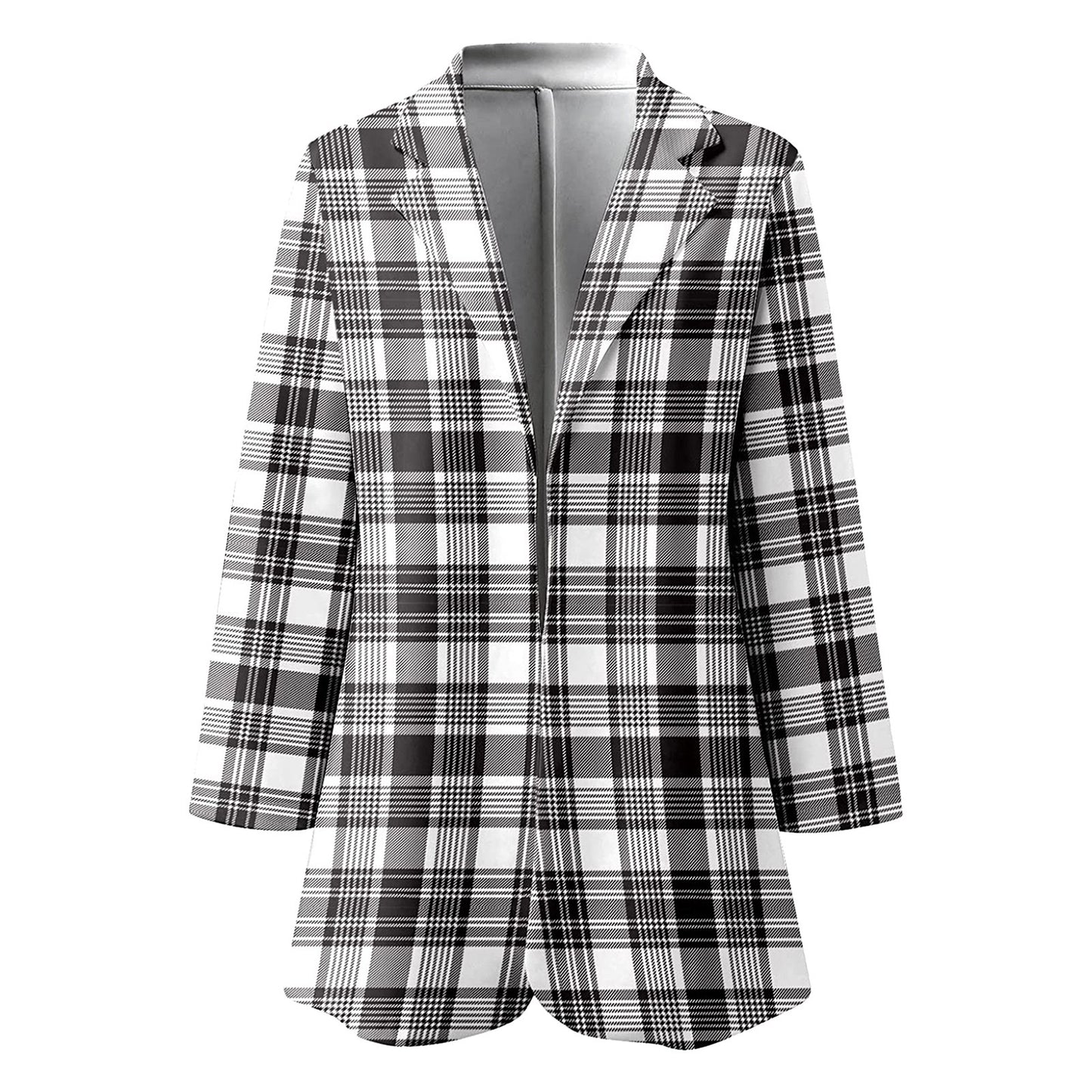 Suit Jacket 2024 Spring Jacket Women's Pioneer Design Checkered Coat Commuter O image 6