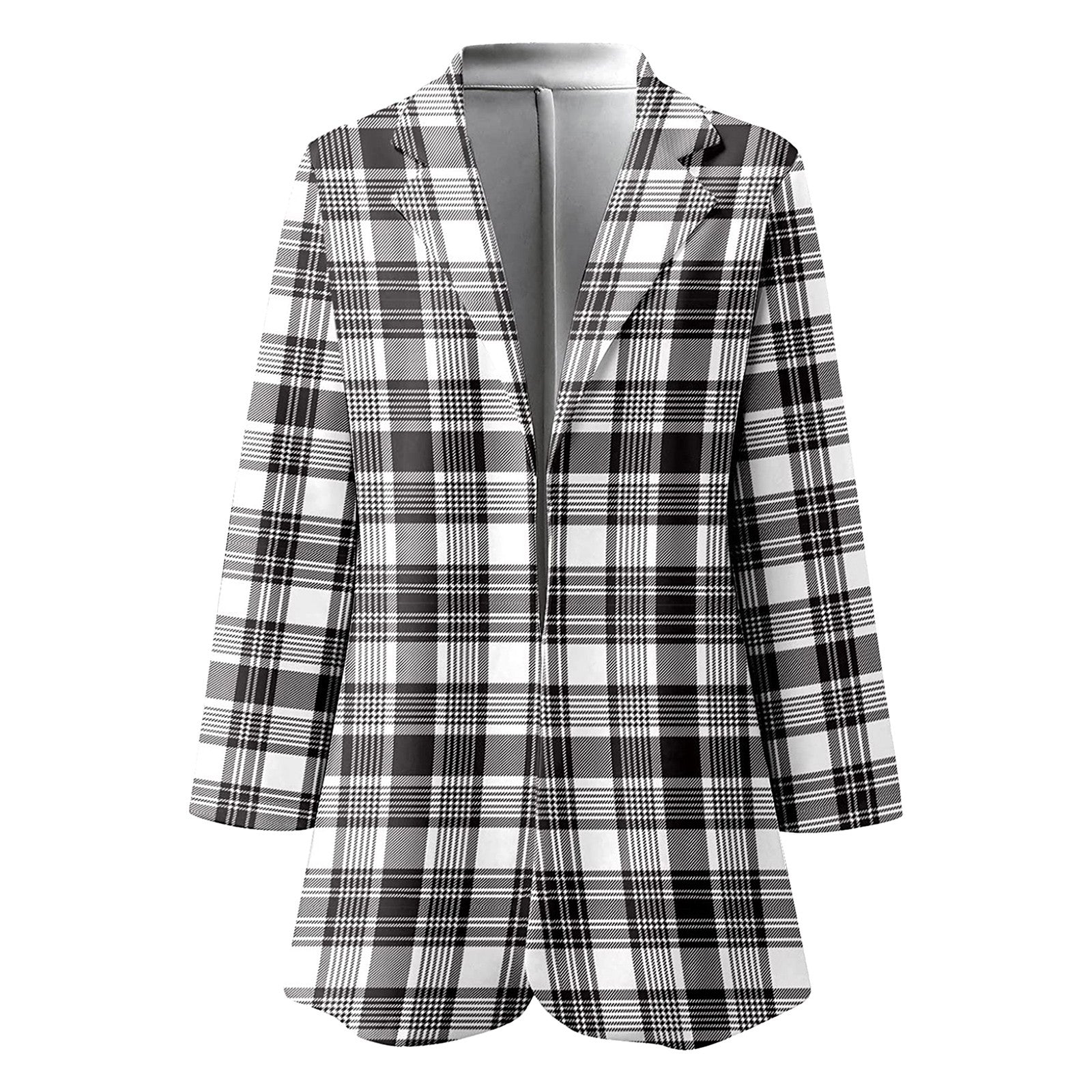 Suit Jacket 2024 Spring Jacket Women's Pioneer Design Checkered Coat Commuter O image 6