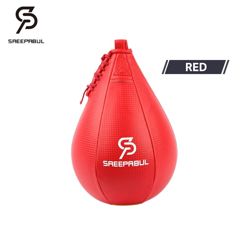 High Quality PU Pear-shaped Boxing Speed Ball Hanging Punching Bag For Thai Fit image 10