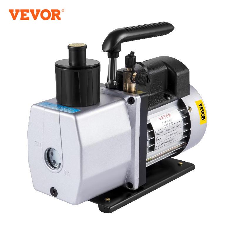 5CFM 1/2 HP Double Stage HVAC Refrigerant Vacuum Pump 120V Portable Refri