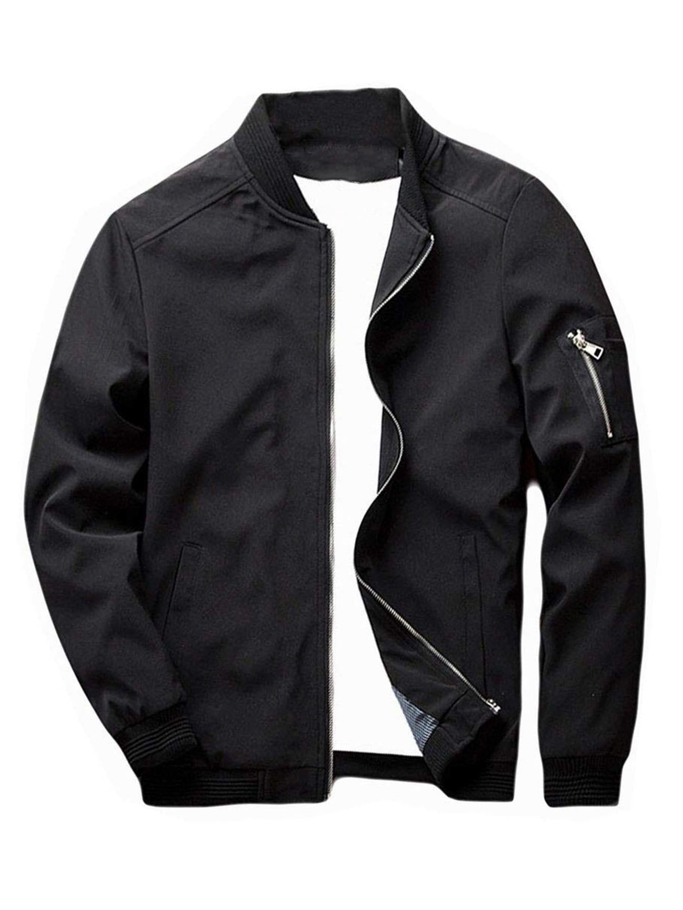 Men's Fashion Jacket, Baseball Style Outerwear, Casual and Versatile, Suitable  image 3