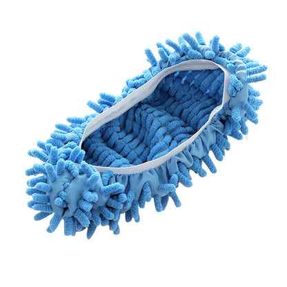 Chenille Dust Mop Slippers Home Floor Cleaning Lazy Mopping Shoes Water Uptake  image 2