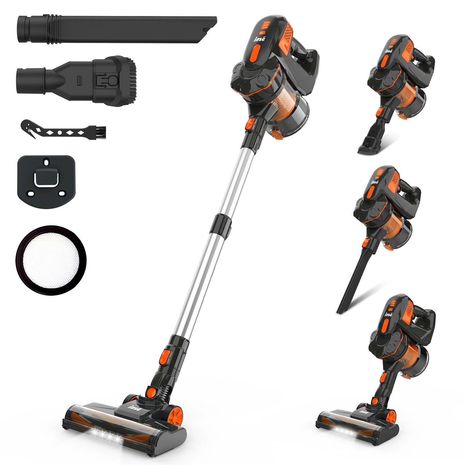INSE V770 20KPa Cordless Vacuum Cleaner 6-in-1 Cordless Stick Vacuum Up to 45mi image 1