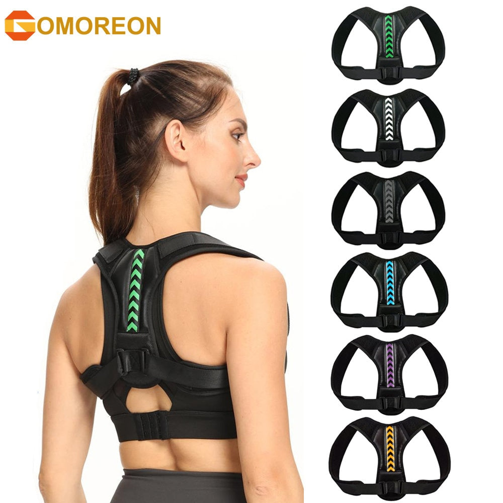 Adjustable Back Posture Corrector Belt Clavicle Spine Men Women Home Office Out image 1