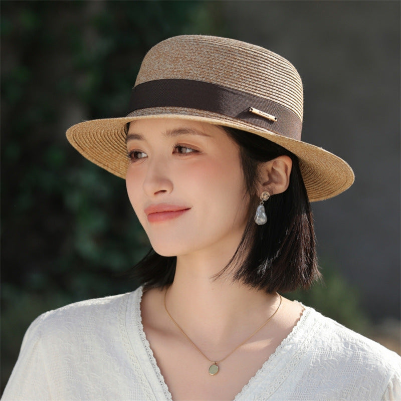 Summer Hat For Ladies Spring Style Fashionable Lightweight Sun-Proof Straw Hat image 3