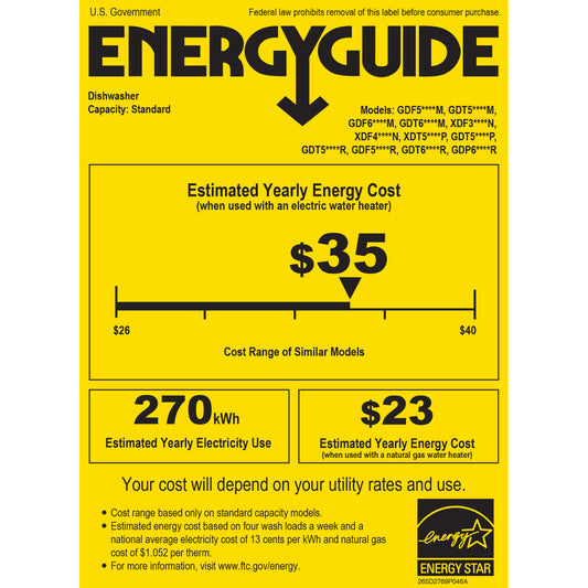 GE Top Control Dishwasher with Steam + Sani and Dry Boost image 0