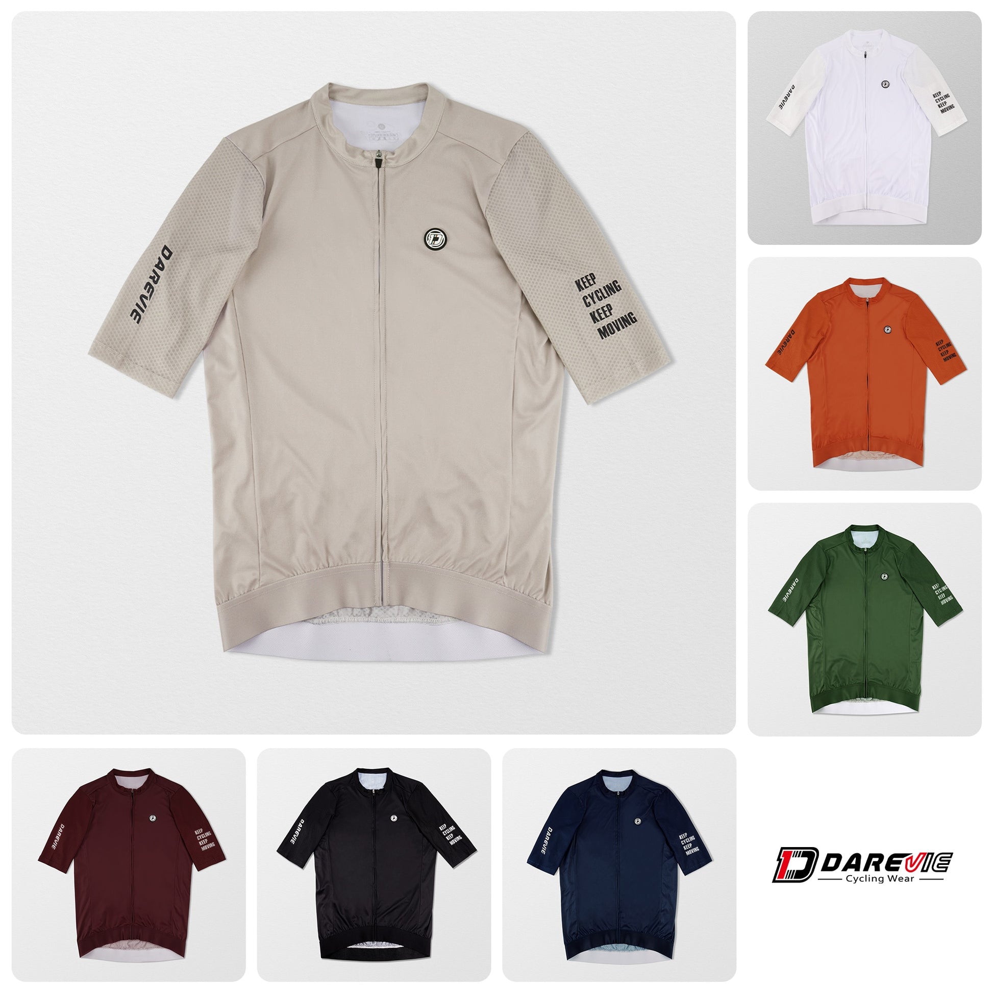 DAREVIE Cycling Jersey SPF 50+ Men Women Cycling Jersey 2023 Fashion Bike Jerse image 11