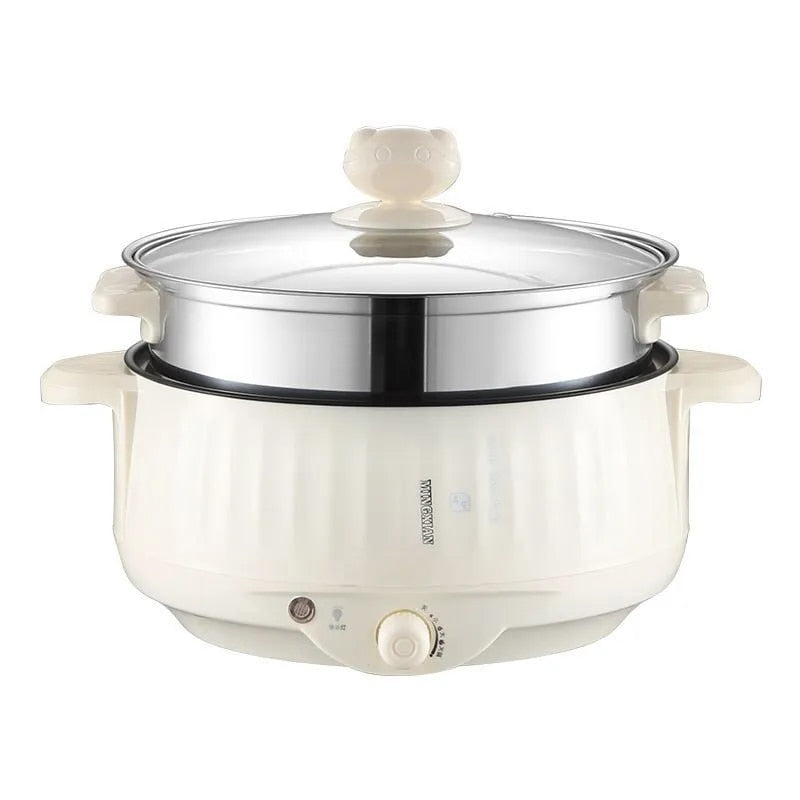 220V Multi Cookers Single/Double Layer Electric Pot 1-2 People Household Non-st image 7