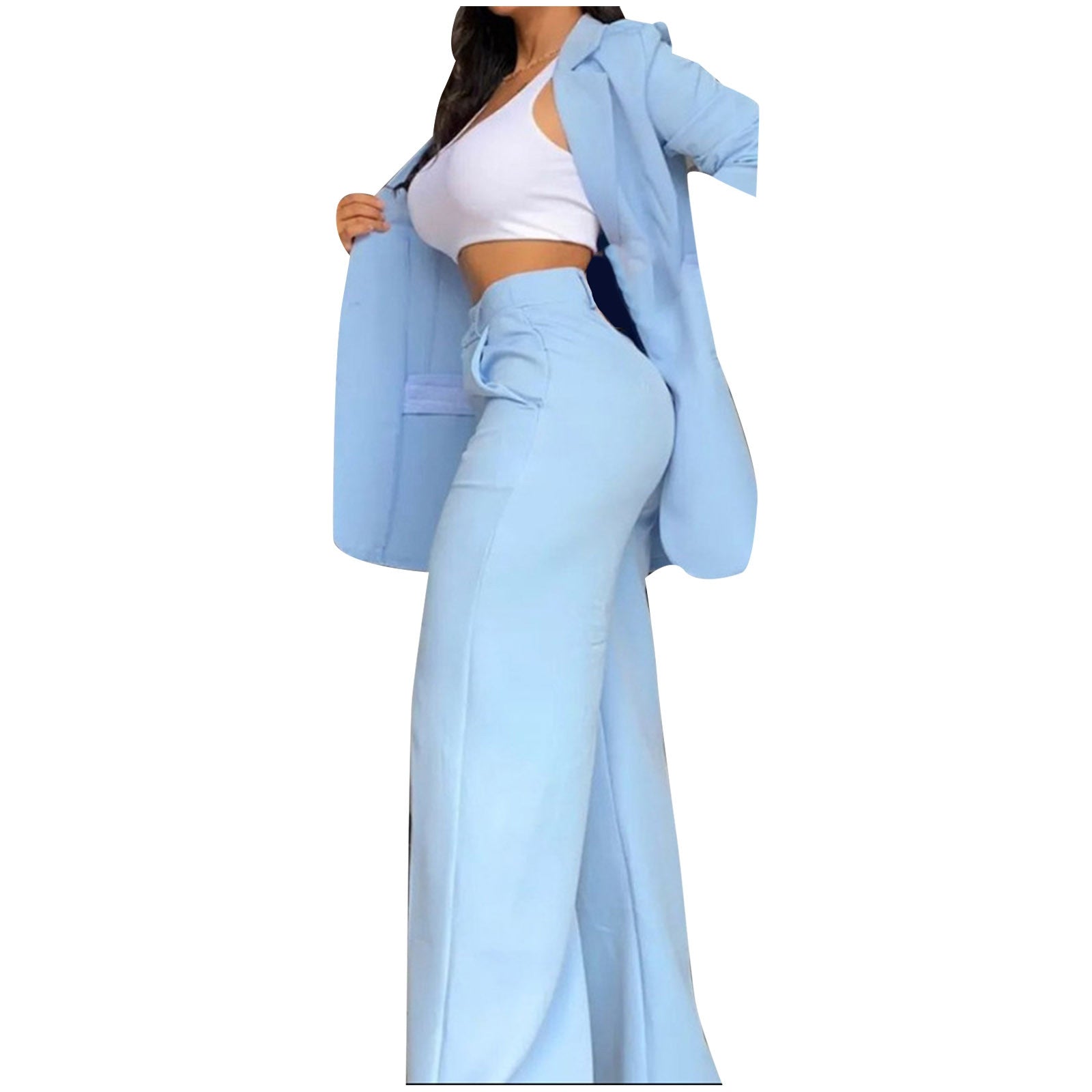 Women  Suits 2025 Spring/Autumn Latest  Notched Collar Blazer L