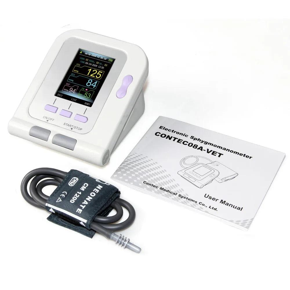 CONTEC08A-VET Digital Veterinary Blood Pressure Monitor NIBP Cuff,Dog/Cat/Pets image 2