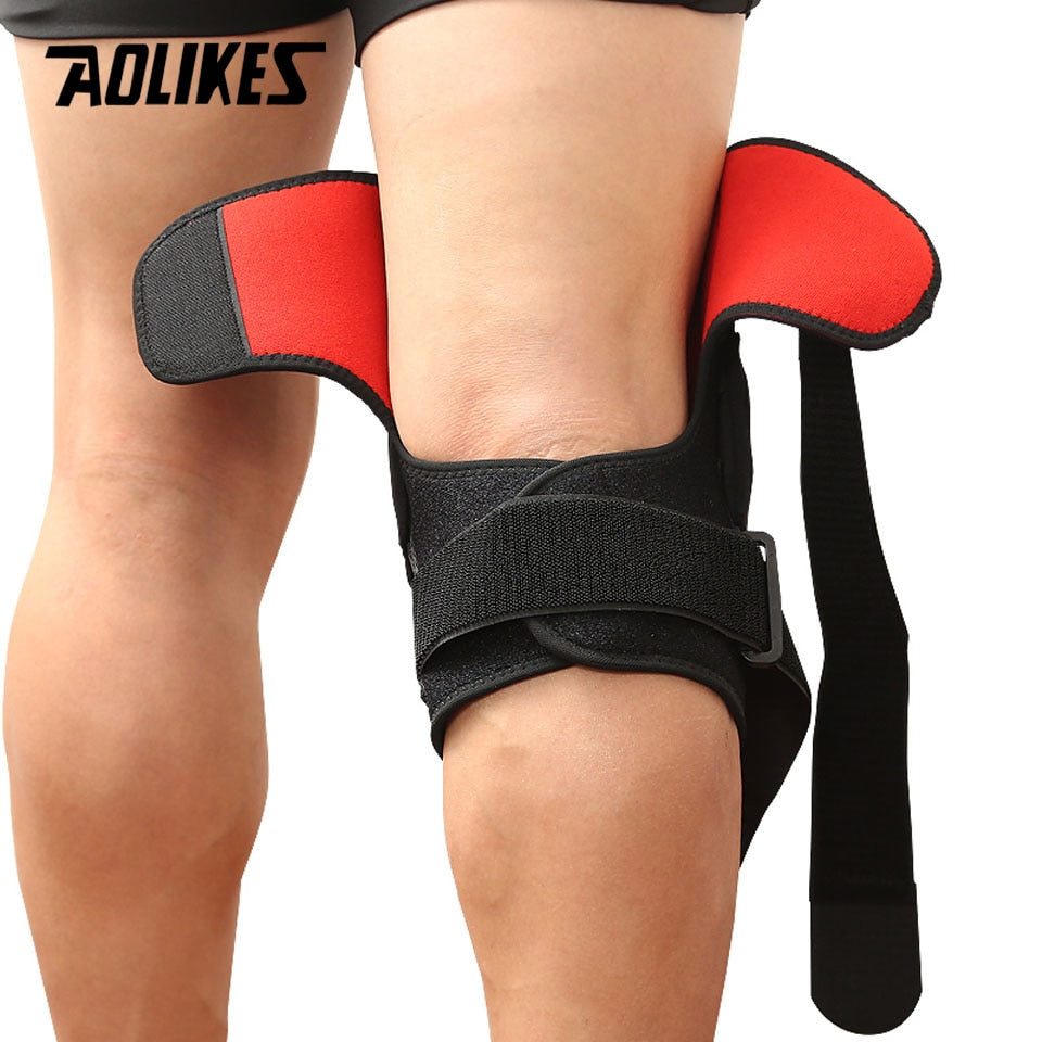 AOLIKES 1PCS Hiking Cycling Knee Support Protector With Removeble Aluminum Plat image 2