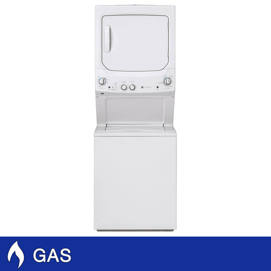 GE Unitized Spacemaker 3.8 cu. ft. Washer and 5.9 cu. ft. GAS Dryer image 0