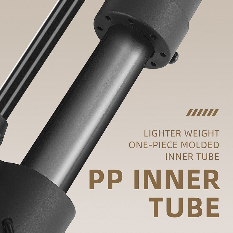 WEST BIKING MTB Bicycle Pump 80 PSI Bike Manual Air Pump Balloon Tire Inflator image 6