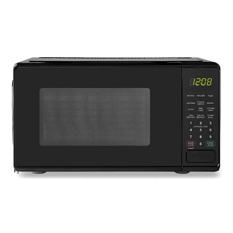 Mainstays 0.7 cu. ft. Countertop Microwave Oven, 700 Watts, Black image 1