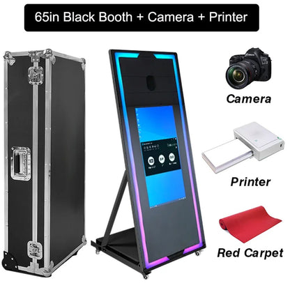 Touch Screen Photobooth Portable Mirror Magic Machine for Wedding Party Activit image 5