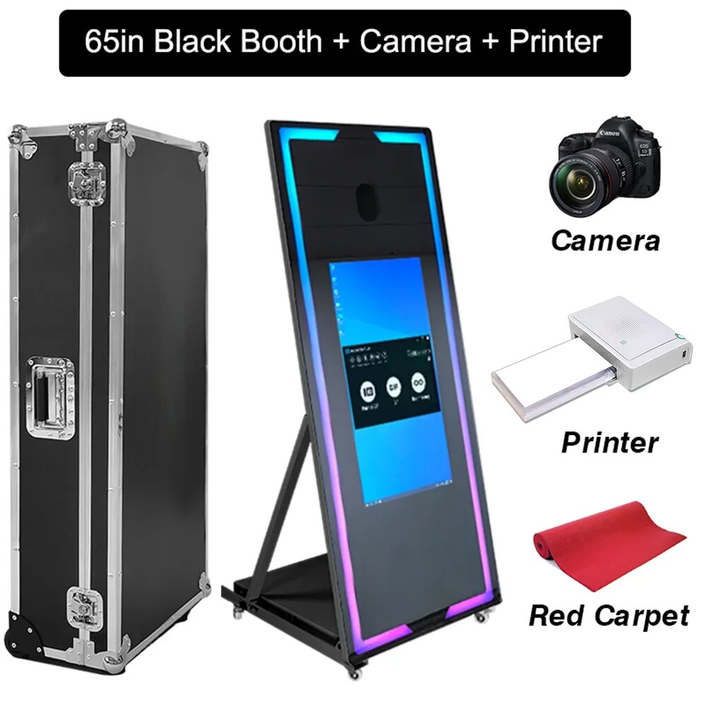 Touch Screen Pobooth Portable Mirror Magic Machine for Wedding Party Activit image 5