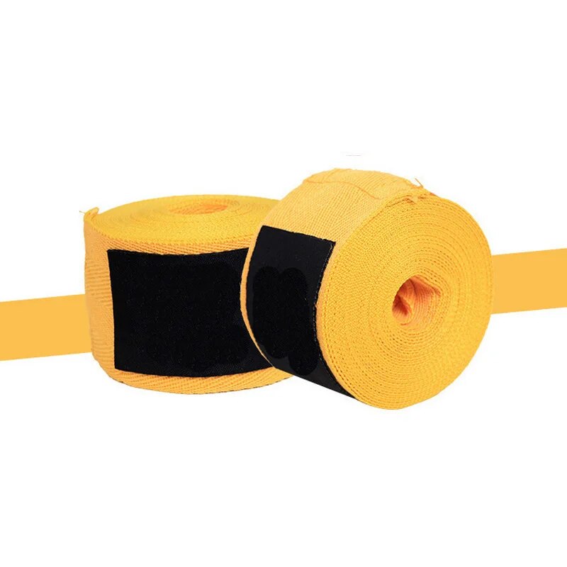 2 Rolls 1.5/2/3/5M Cotton Boxing Bandage Sports Strap Sanda Kick Boxing MMA Han image 2