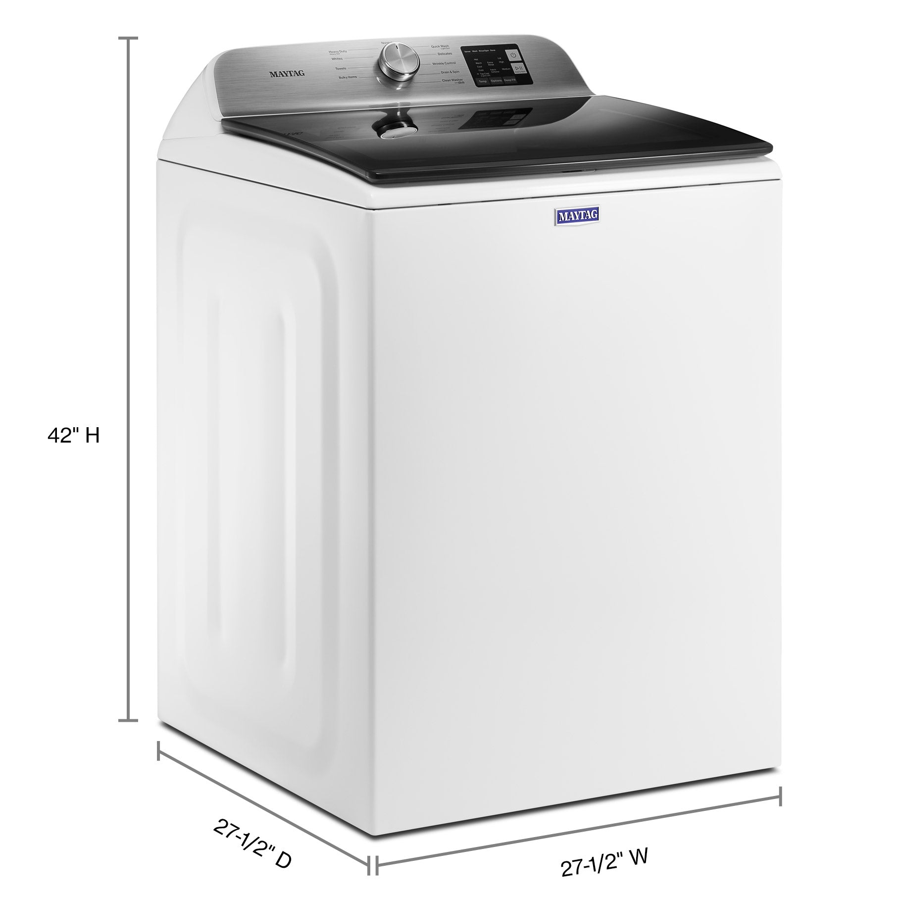 Maytag 4.8 cu. ft. Washer and 7.0 cu. ft. ELECTRIC Dryer with Deep Fill image 0