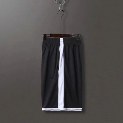 SONECHOKI Basketball Shorts Men Color Patchwork Loose Running Sport Gym Mesh Br image 4