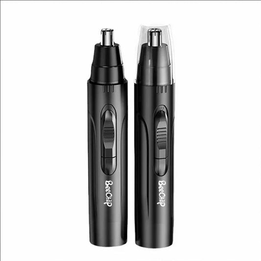 Black Electric Nose Hair Trimmer Rechargeable Ear And Nose Hair Trimmer Profess